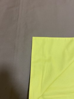 画像1: 120x120cm ゲーム用布 チェストナッツ x マスタード
