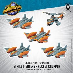 画像1: Monsterpocalypse Strike Fighters Rocket Chopper G.U.A.R.D. Unit (resin)