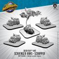 Monsterpocalypse: Scavenger Vans and Scrapper Green Fury Unit (metal)
