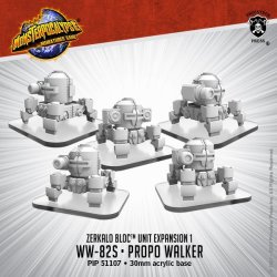 画像1: Monsterpocalypse: WW82s and Propo Walker Zerkalo Bloc Unit (metal/resin)