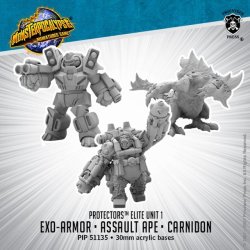 画像1: Monsterpocalypse: Carnidon, Exo-Armor, and Assault Ape Protectors Alternate Elite Units