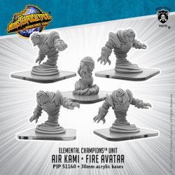 画像1: Monsterpocalypse: Air Kami Fire Avatar Elemental Champions Unit (metal)