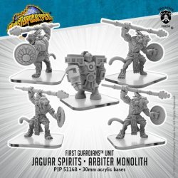 画像1: Monsterpocalypse: Jaguar Spirits Arbiter Monoliths First Guardians Unit (metal)