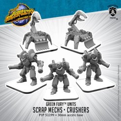 画像1: Monsterpocalypse: Scrap Mech and Crusher Green Fury Unit
