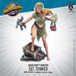 画像1: Monsterpocalypse: Sgt. Titanica Convention Exclusive Green Fury Monster