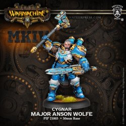 画像1: Warmachine: Cygnar Major Anson Wolfe Warcaster