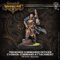 [Cygnar] - Trencher Commando Officer Command Attachment (resin/metal) 2017年11月発売