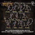 [Cryx] - Satyxis Raiders & Sea Witch Unit & Command Attachment (resin/metal) BOX 2018年3月16日発売