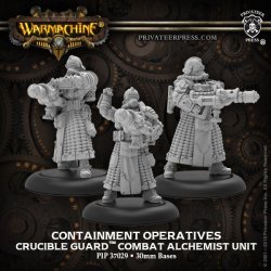 画像1: Warmachine: (Golden Crucible) Containment Operatives – Crucible Guard Combat Alchemist Unit (x3)