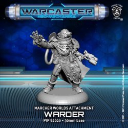 画像1: Warcaster: Warder  Marcher Worlds Attachment (metal)