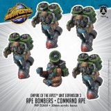 画像: Monsterpocalypse: Ape Bombers, Elite Ape Bomber, Command Ape Empire of the Apes Units (metal)