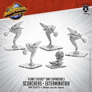 画像: Monsterpocalypse: Scorchers, Elite Scorcher, Exterminatrix Planet Eater Units (metal/resin)