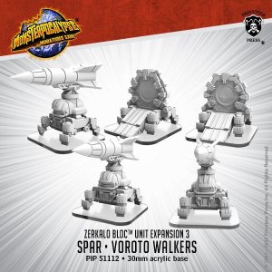 画像: Monsterpocalypse: SPAR and Vorota Walker Zerkalo Bloc Unit (metal)