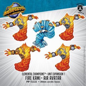 画像: Monsterpocalypse: Fire Kami Air Avatar Elemental Champions Unit (metal)