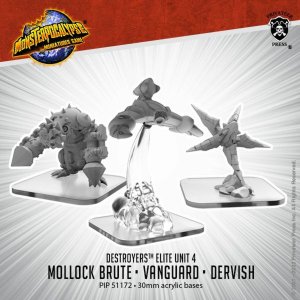 画像: Monsterpocalypse: Dervish, Vanguard, Mollock Brute Destroyers Alternate Elite Units (metal)