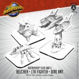 画像: Monsterpocalypse: Belcher, LTA Fighter, Dire Ant Destroyers Alternate Elite Units (metal)