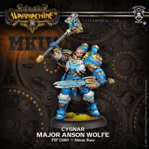 画像: Warmachine: Cygnar Major Anson Wolfe Warcaster