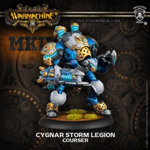 画像: Cygnar:Courser Light Warjack with magnet pack B