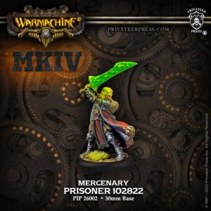 画像: Warmachine: Merc Prisoner 102822 RESIN