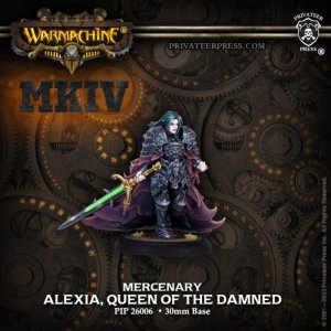 画像: Warmachine: Merc Alexia, Queen of the Damned RESIN