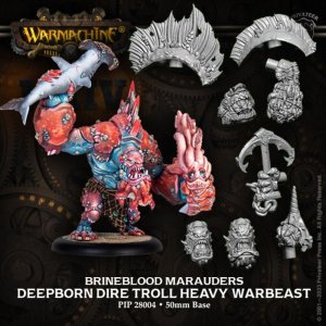 画像: Warmachine: Brineblood Marauders Deepborn Dire Troll