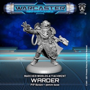 画像: Warcaster: Warder  Marcher Worlds Attachment (metal)