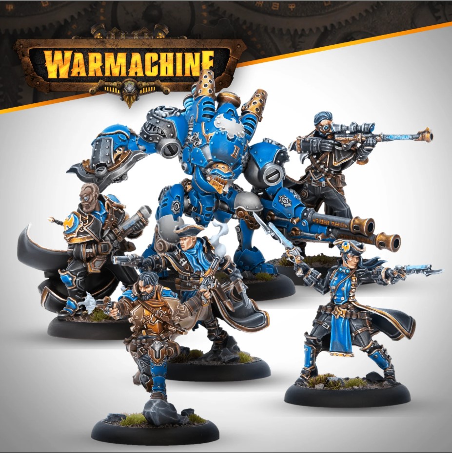 画像1: Warmachine: Cygnar Hellslingers Command Cadre【特別価格】