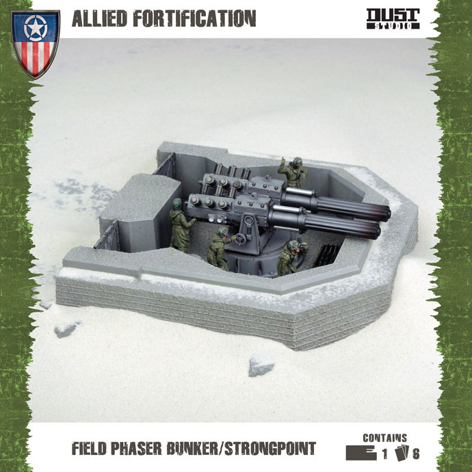画像1: Dust Tactics - Allies: Field Phaser Bunker/Strongpoint (Allied Foritification)
