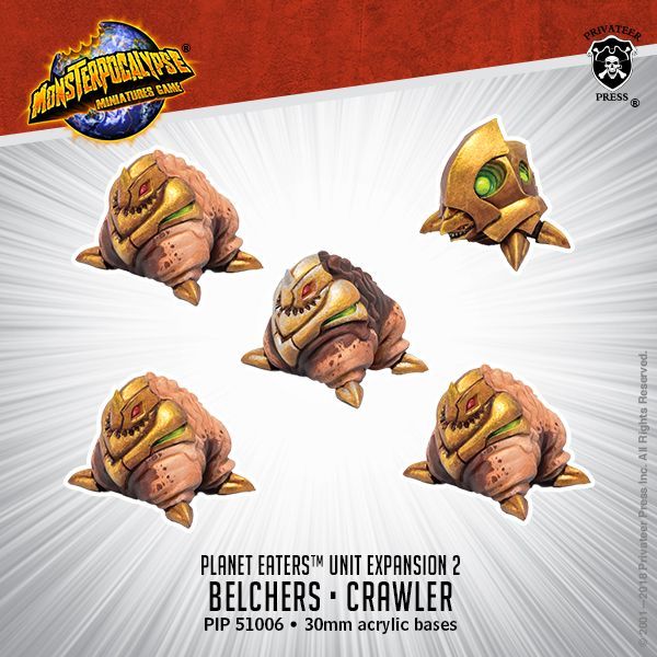 画像1: Monsterpocalypse Belchers Crawler Planet Eaters Unit (resin)