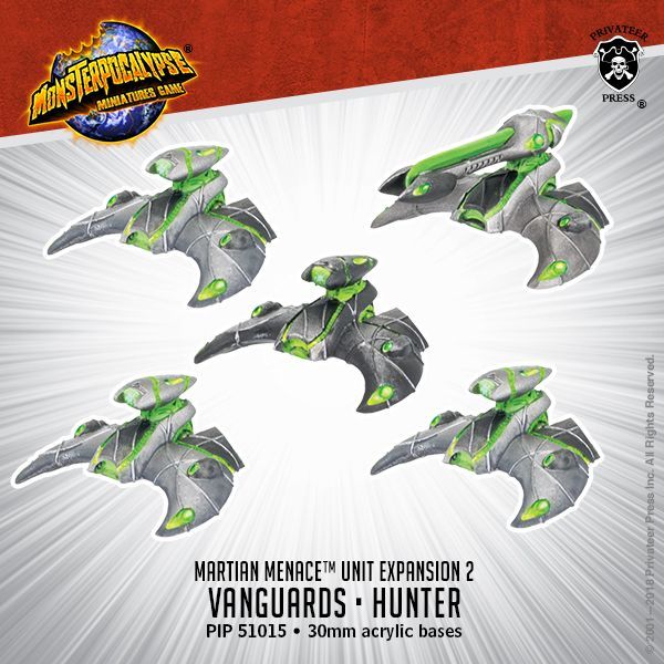 画像1: Monsterpocalypse Vanguard Hunter Martian Menace Units (resin)