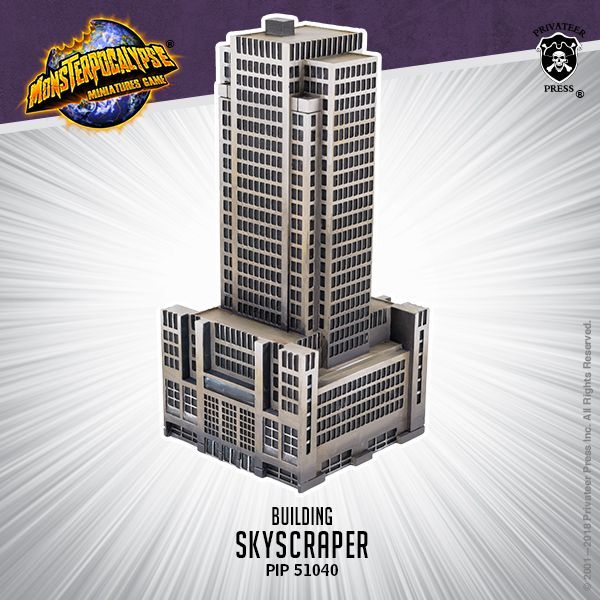 画像1: Monsterpocalypse Buildings Skyscraper (resin)
