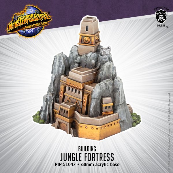 画像1: Monsterpocalypse Buildings Jungle Fortress (resin)