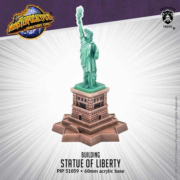 画像1: Monsterpocalypse: Buildings Statue of Liberty (resin)