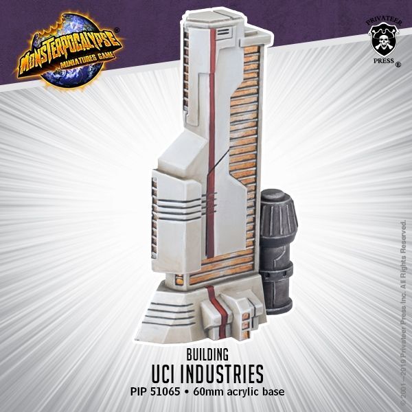 画像1: Monsterpocalypse: Buildings UCI Industries Building (resin)