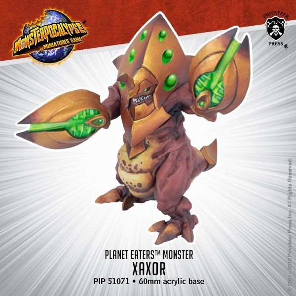画像1: Monsterpocalypse: Xaxor Planet Eater Monster (metal/resin)