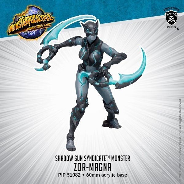 画像1: Monsterpocalypse: Zor-Magna Shadow Sun Monster (metal/resin)
