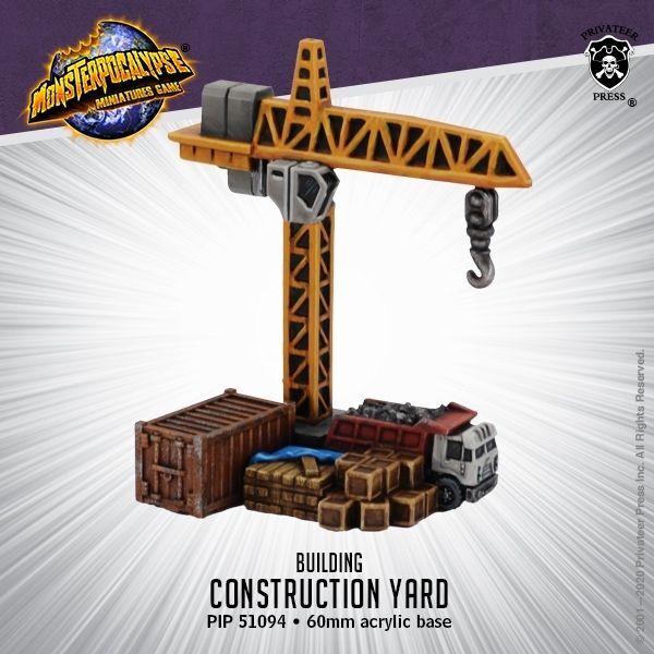 画像1: Monsterpocalypse: Construction Yard (metal/resin)