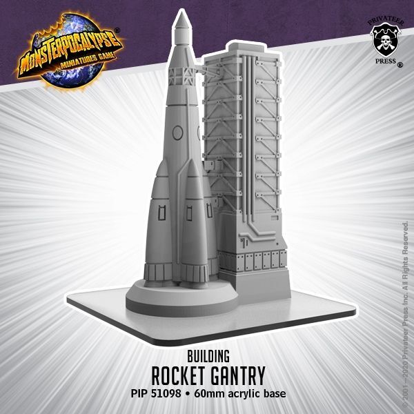 画像1: Monsterpocalypse: Building Rocket Gantry