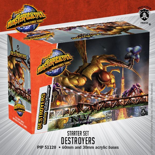 画像1: Monsterpocalypse: Savage Swarm Destroyers Starter Set (resin/metal)