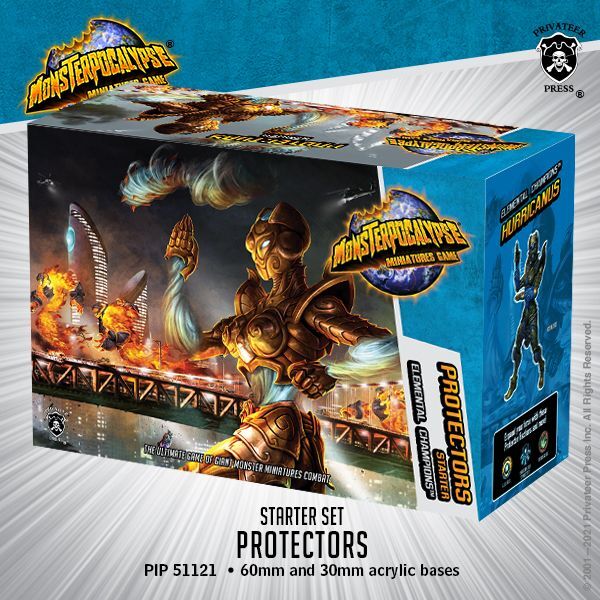 画像1: Monsterpocalypse: Elemental Champions Protectors Starter Set (resin/metal)
