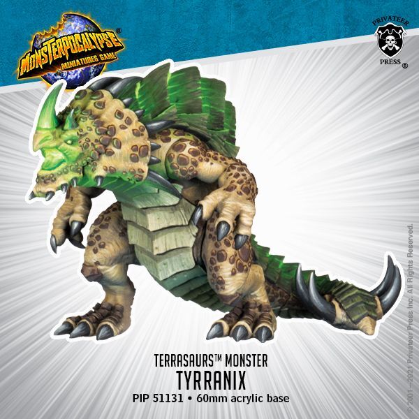 画像1: Monsterpocalypse: Tyranix Terrasaurs Monster (resin/metal)