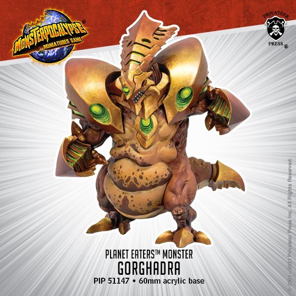 画像1: Monsterpocalypse: Gorghadra Planet Eaters Monster (resin)