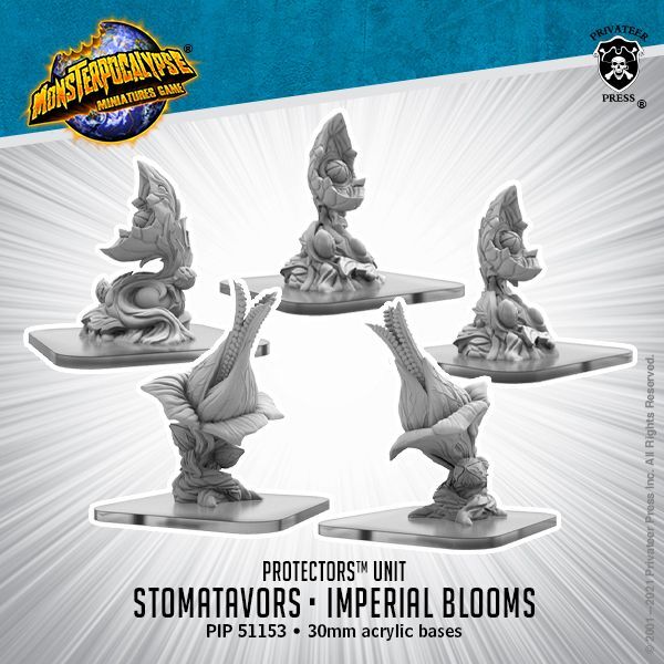 画像1: Monsterpocalypse: Stomatavors and Imperial Bloom Vegetyrants Units (resin/metal)