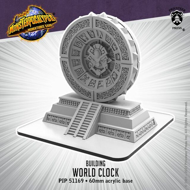 画像1: Monsterpocalypse: World Clock Building (resin)
