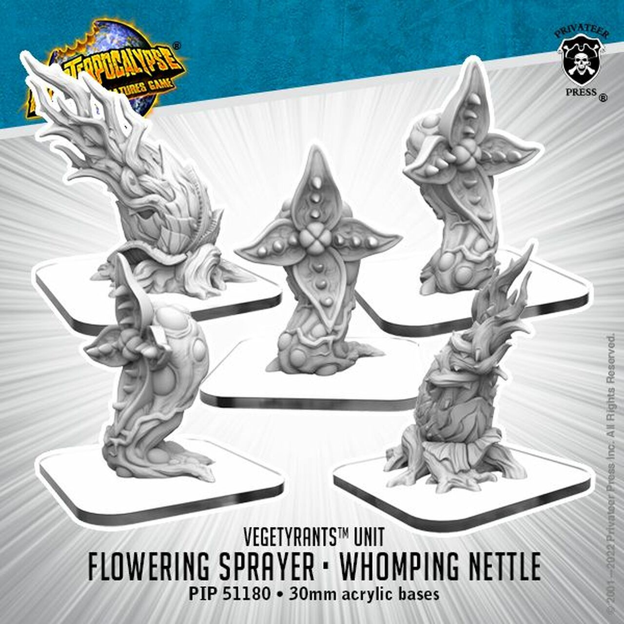 画像1: Monsterpocalypse: Flowering Sprayer Whomping Nettle Vegetyrants Units (resin/metal)