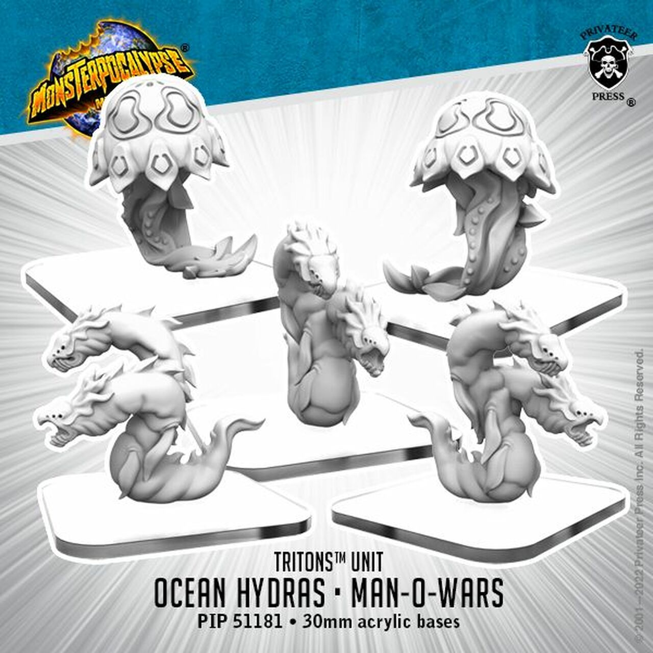 画像1: Monsterpocalypse: Ocean Hydra Man-o-War