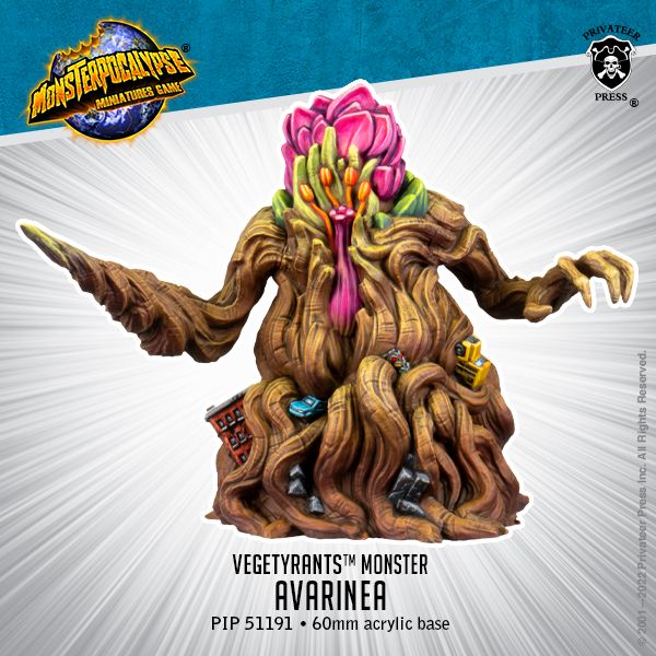 画像1: Monsterpocalypse: Avarinea Vegetyrants Monster (metal/resin)