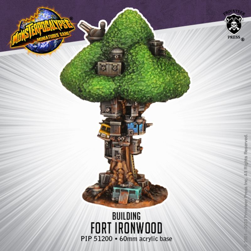 画像1: Monsterpocalypse: Fort Ironwood Green Fury Building