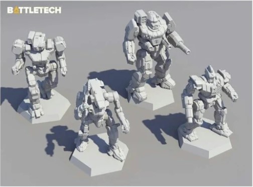 画像1: BattleTech: Miniature Force Pack - Innrer Sphere Heavy Lance