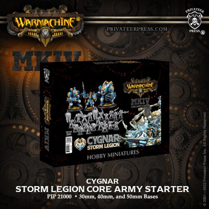 画像1: Warmachine: Cygnar - Storm Legion Core Army Starter
